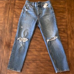 Gap high rise cheeky straight jeans